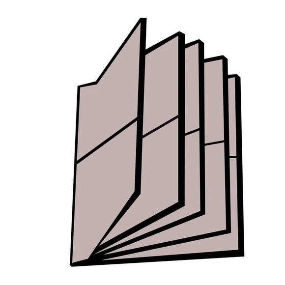 CTM Vinyl Horizontal Double Decker Window Inserts for Hipster Wallets - Picture 3 of 3